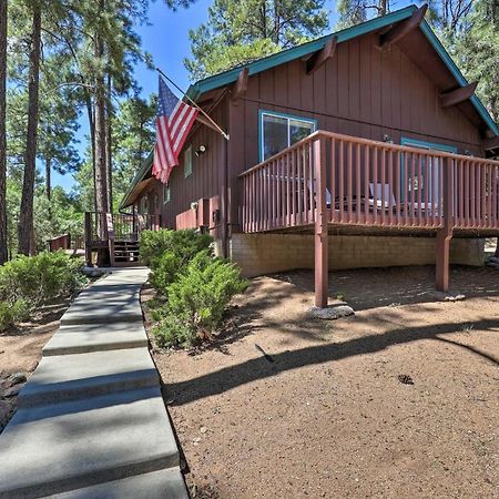 Rustic-Chic Prescott Cabin With Deck In Wooded Area! Bagian luar foto